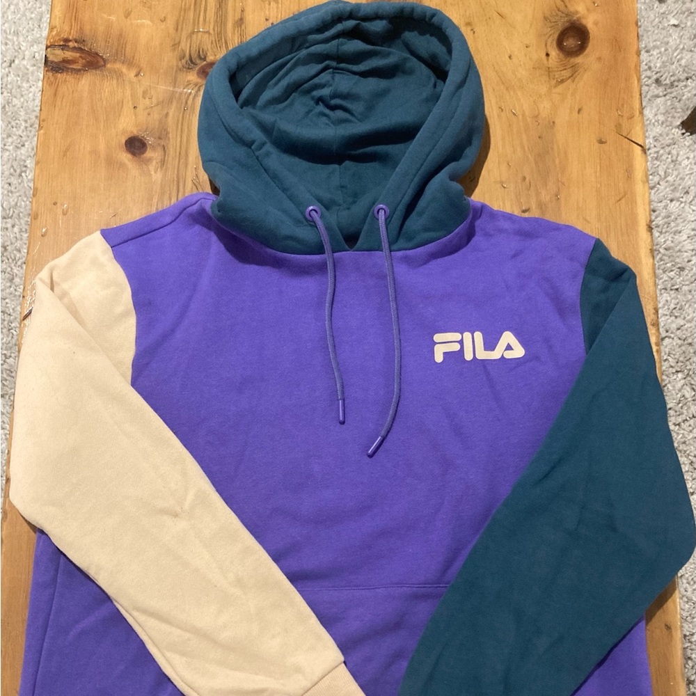 Men’s Fila Colour Block Hoodie